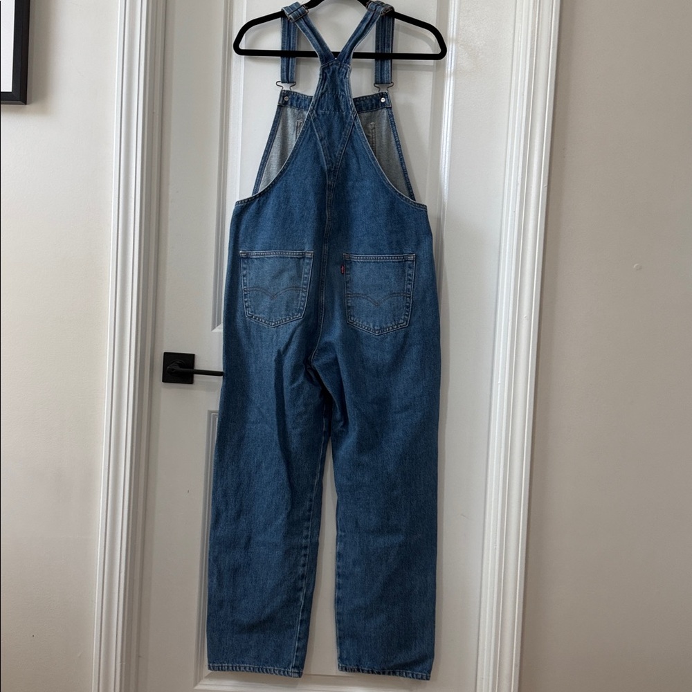 Levi's Blue Denim Overalls - Picture 3 of 5